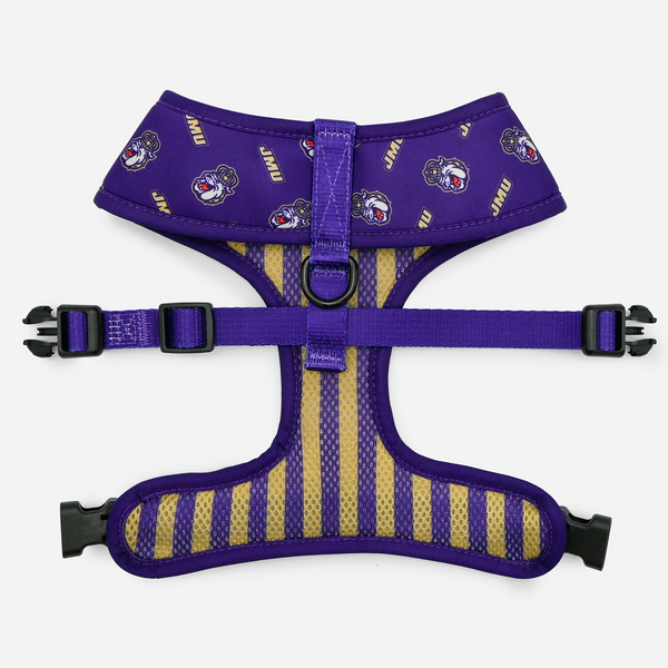 JMU Reversible Dog Harness Back