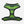 GameDay Dog Harness in green stripe
