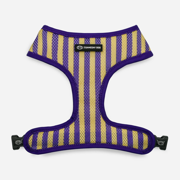 JMU Reversible Dog Harness Stripe