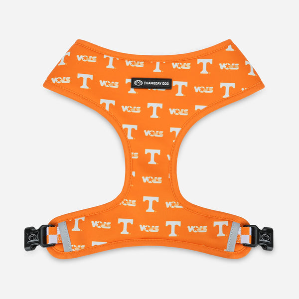 The GameDay Dog Tennessee Logo Reversible Dog Harness