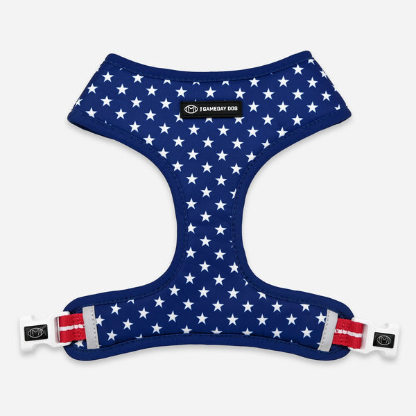 USA Dog Harness Stars