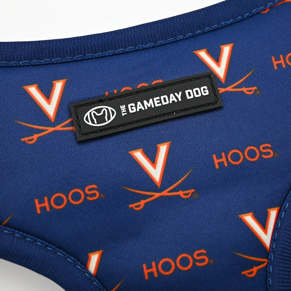 UVA Reversible Dog Harness Close-up